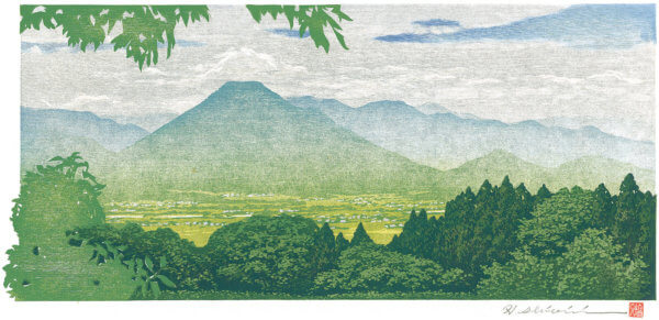 里に実り感じる頃（池田／会染）有明山