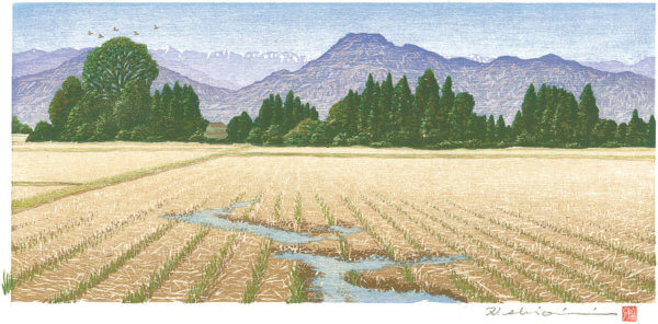 刈田ひこばえの頃（池田／会染）有明山